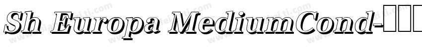 Sh Europa MediumCond字体转换